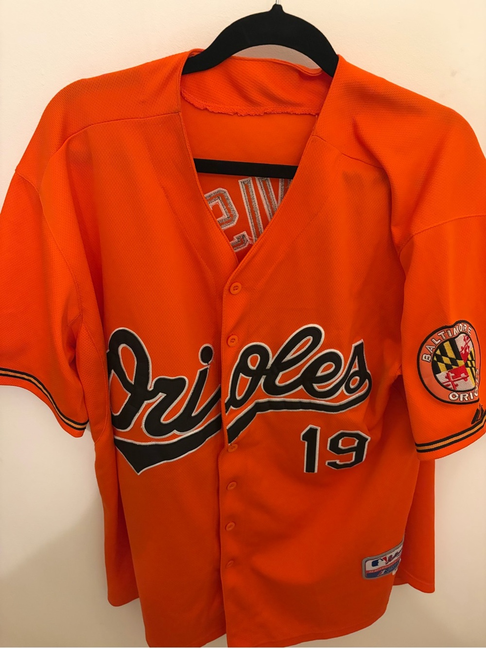 Baltimore Orioles Chris Davis Orange Jersey Top